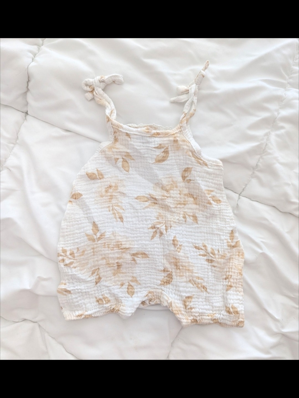 Floral Ruffle Baby Romper - Multi Color - Picture 3 of 13
